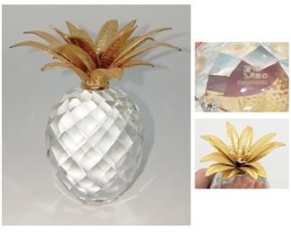Retired Swarovski crystal pineapple $80. Now $40!