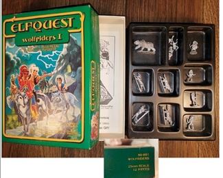 Elfquest wolfriders 1 25mm 12 Metal Figures $30