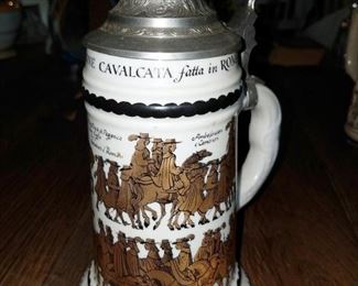 Vintage white beer stein made in Germany $20. Now $10