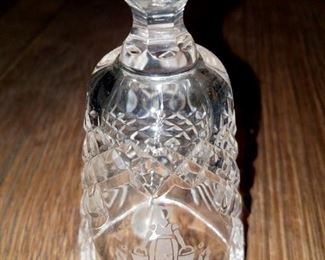 Waterford Crystal 1991 12 Days of Christmas bell 8 Maids Milking (no box) $15. Now $7.50