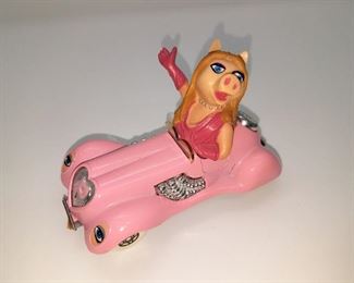 Miss piggy in pink car Corgi 4" toy $5. Now $2.50