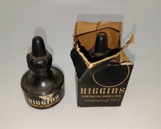 Vintage higgins ink bottles (2) $5. Now $2.50 all