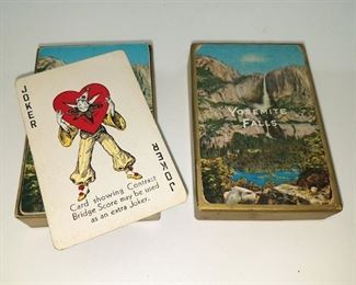 Vintage Yosemite Falls deck of cards $6. Now $3