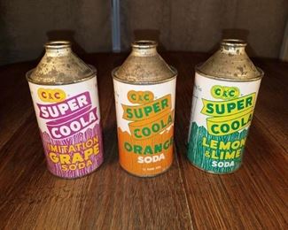 C&C Super Coola, Imiation Grape, Orange, Lemon & Lime soda $75 ea