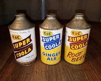 C&C Super Coola, Cola, Ginger Ale, Root Beer soda $75 ea