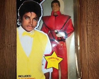 Vintage Michael Jackson Superstar of the 80's doll Thriller outfit $65. Now $32.50