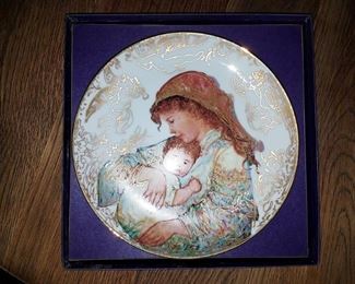Edna Hibel collector plates "The Wonder of Love" $15. Now $7.50