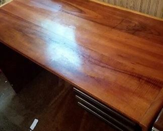 Wooden top desk made by the deceased