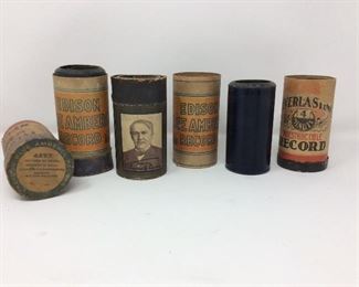 Antique Edison Wax Cylinders for a Cylinder Phonograph