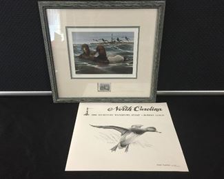 NC Migratory Waterfowl Stamp & Print