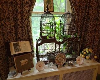 Wood And Wirework Double-Domed Birdcage 
