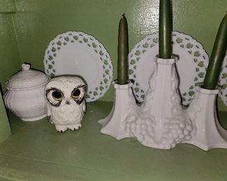 Assorted White China & Milk Glass (Some Sold, Most Available)