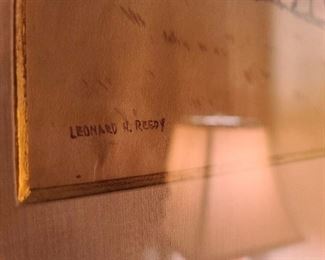Leonard H. Reedy Framed Artwork 