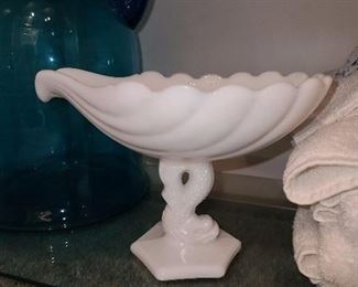 Assorted Bathroom Contents Including Designer Perfume, Kosta Boda Figurines, Etc. 