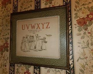 Antique Framed Needlework 