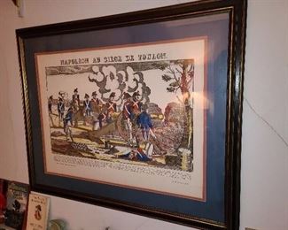 Framed Napoleon Artwork