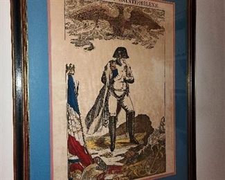Framed Napoleon Artwork