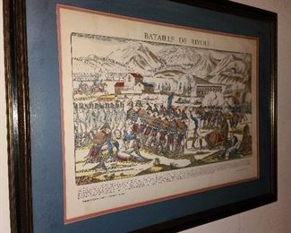 Framed Napoleon Artwork