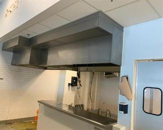 Hood with ansul system