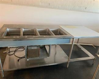 Cold food well unit, drop in, refrigerated
Delfield model 8159-EF