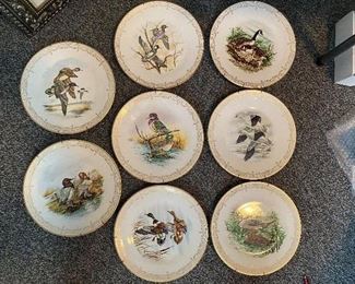 Edward Marshall Boehm Water Bird Plate Collection