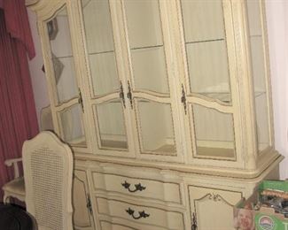 Dining room set, china cabinet, buffet, table , leaves and chairs    BUY IT NOW $ 425.00
