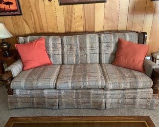 #28 King Hickory sofa 84"L $25.00