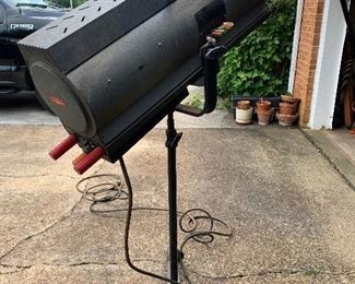 #45 Vintage theater lighting/spotlight on stand $75.00