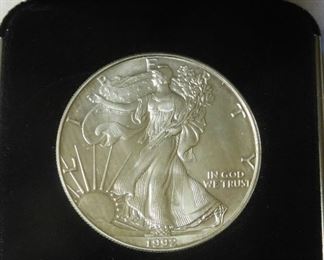 1992 American Silver Eagle - 1 oz Fine Silver