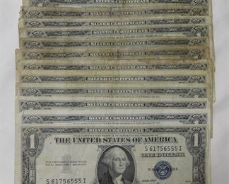 13 - 1935 and 1957 Silver Certificates