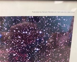 Framed Astronomy posters, various sizes, NOW $25 each