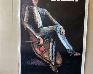 Bally poster on linen, 48 x 68 inches, unframed. NOW $100  
