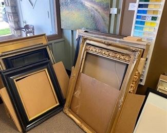 Large selection of museum-quality picture frames in standard sizes: 8 x 10, 16 x 20, 20 x 24, 24 x 30 and 30 x 40. Priced to sell, NOW $20 - $100.
