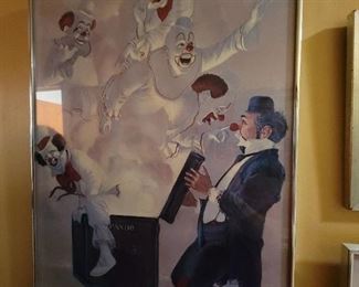 Contact to pre buy any clown art.