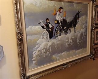 Contact to pre buy any Clown Art. 
Large picture sold