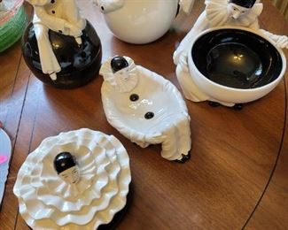 Vintage Taste Setter Sigma Harlequin Clown Ceramic