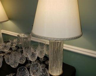 Waterford table lamps