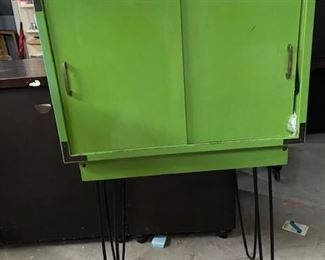 Vintage cabinet - metal. Very cool. $45