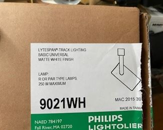 Lightolier Track Lighting Heads - NEW and USED. $10 per head or make a deal for the LOT. There is a LOT. (they run 119.00 each usually).
