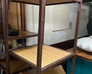 Adjustable Rolling Display or Storage Racks. $25 each.