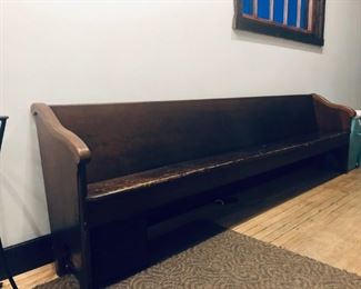 Vintage Church Pew 10 Ft Long! $200