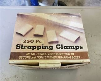 Unknown Amount Strapping Clamps -Crimp Size 1.103 inch x .646 inches