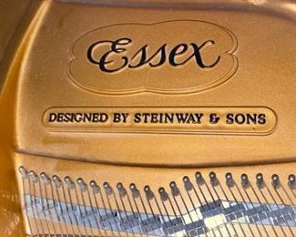 Lot 1500 Asking $7,500.00. Essex "Designed by Steinway & Sons. That means a LOT in piano talk. The genius of Steinway is that they mastered the big sound of a grand piano, but in a confined smaller space so you don't need a whole room for just the piano. You really need to hear this piano - everything is in perfect condition.