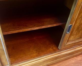 Lot 1501 Asking $4,250.00 Ethan Allen Townhouse Hutch Storage for China, Crystal, etc.