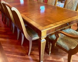 Lot 1501 Asking $4,250.00 Ethan Allen Townhouse Dining Table