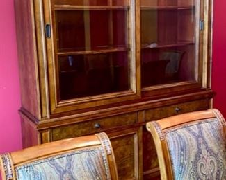 Lot 1501 Asking $4,250.00 Ethan Allen Townhouse Sliding Door China/Hutch