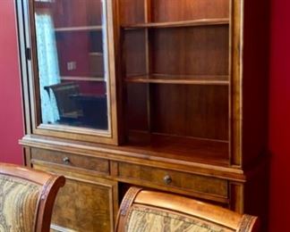 Lot 1501 Asking $4,250.00 Ethan Allen Townhouse Sliding Door China/Hutch. Must Sell!