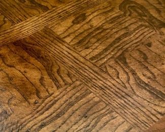 Lot 1502 $425.00. Parquet Finish on Top