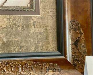Lot 1505 $210.00 (For 3 Pictures). Embellished Frames