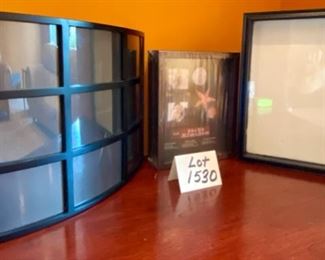 Lot 1530 $30.00 3 Pc Lot. Brand New Shadow Box Fits Lot 1530. $30.00. Three piece Lot. 8" x 10" Photo by Studio Decor, Curved Collage Frame with Nine 4" x 6" Slots for Photos in Black, by Maiden, and Black Frame and Glass Shadow Box from Parisian Home 12" W x 15" H